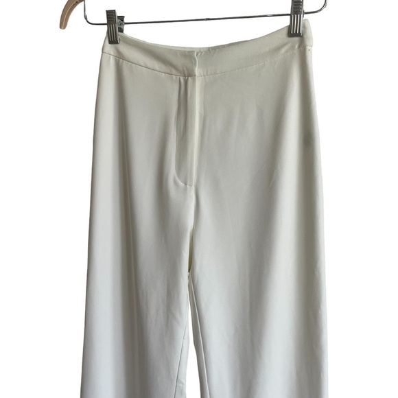 Lulus Distinct Instincts White High-Waisted Wide-Leg Trouser Pants, Size XS - Picture 7 of 12